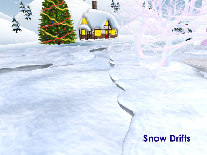Sculpty Snow Drifts