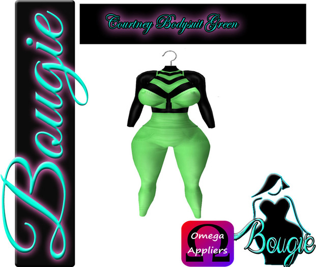 ::!Bougie!::Courtney Bodysuit  Green