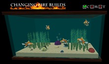 AP - Gold Fish Tank - Wood