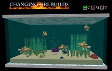 AP - Gold Fish Tank - White Marble