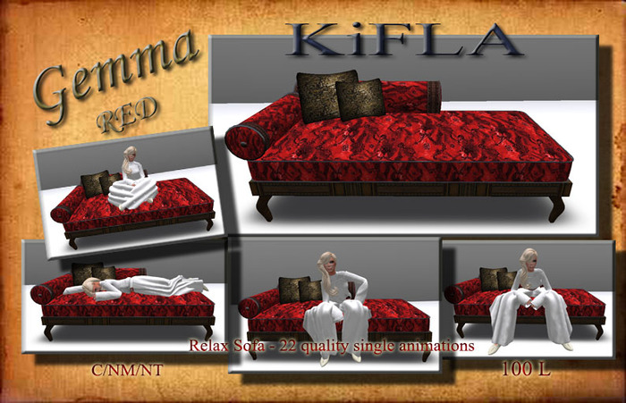 KiFLA - GEMMA - Sofa - PURPLE