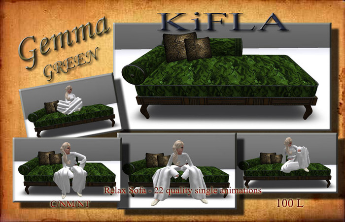 KiFLA - GEMMA - Sofa - PURPLE