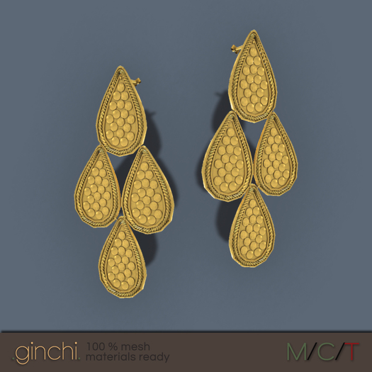 .ginchi. Amore Earrings - Gold