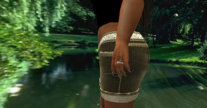 Silverado Brand Woman's Brown Denim Shorts