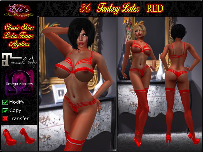 36 Fantasy Latex Red