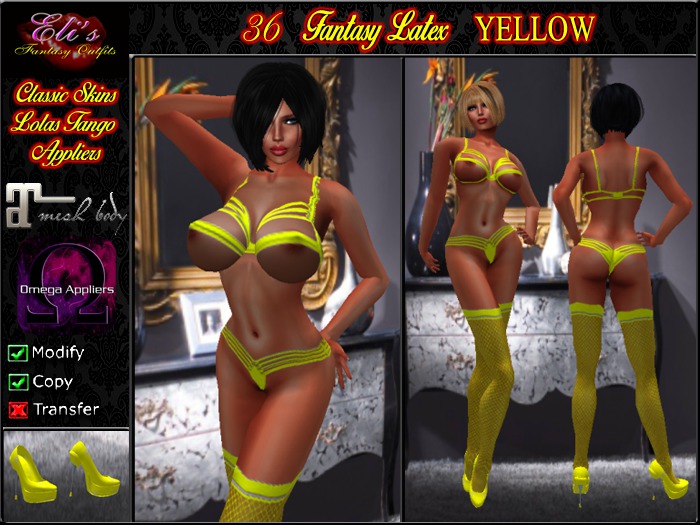 36 Fantasy Latex Yellow