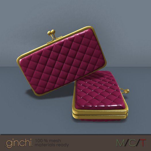 .ginchi. Amore Clutch - Merlot