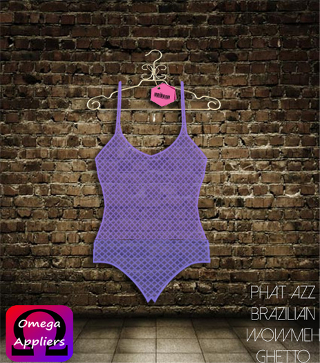 ::KM:: Netted Body Suit Purp
