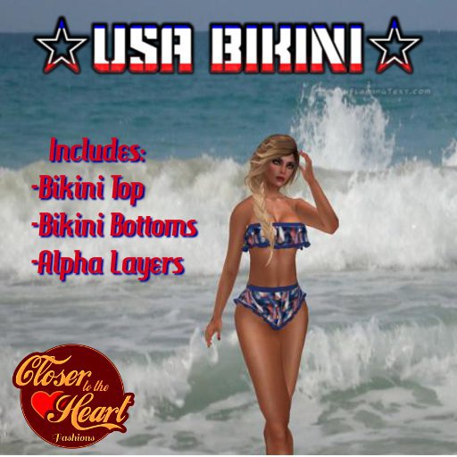 USA Bikini BOXED