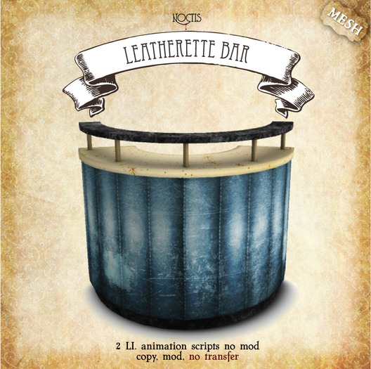 [noctis] Leatherette bar blue