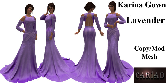 Karina Gown - Lavender