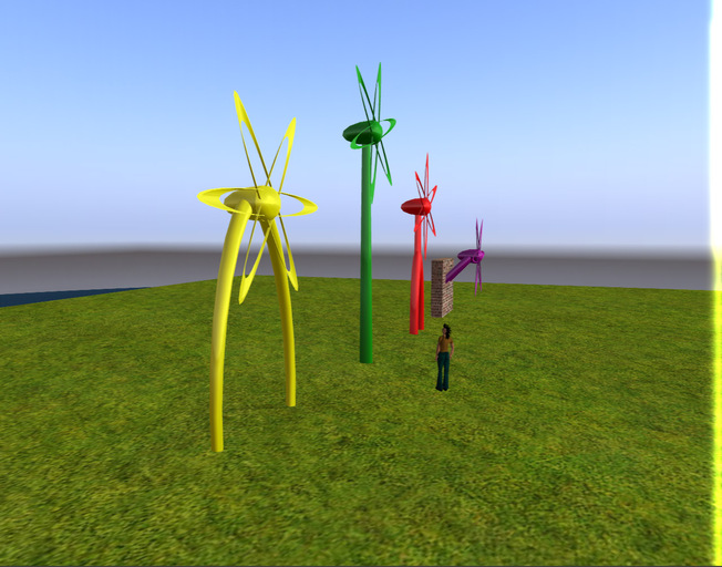 ~ Whacky Wind Turbines - All 4 Designs Included  - 141 Colors !   SLWind Speed Rota