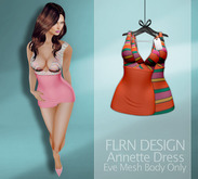 Annette Dress - V1 Orange