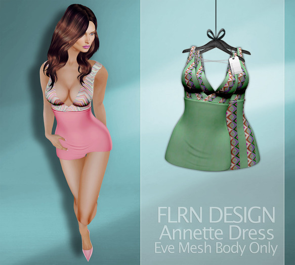 [FLRN] Annette Dress - V2 Green