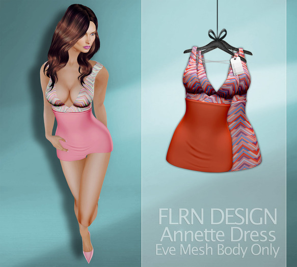Annette Dress - V3 Orange