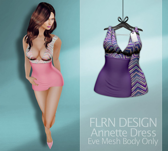 [FLRN] Annette Dress - V3 Purple