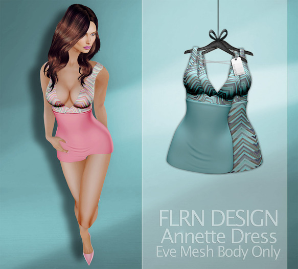 [FLRN] Annette Dress - V3 Blue