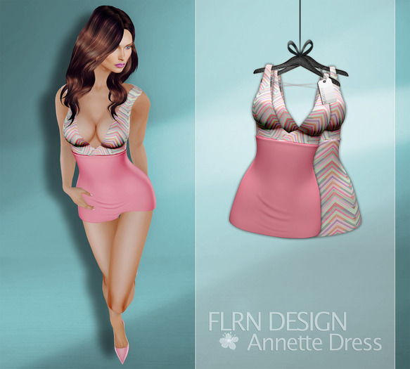 [FLRN] Annette Dress - V3 Pink