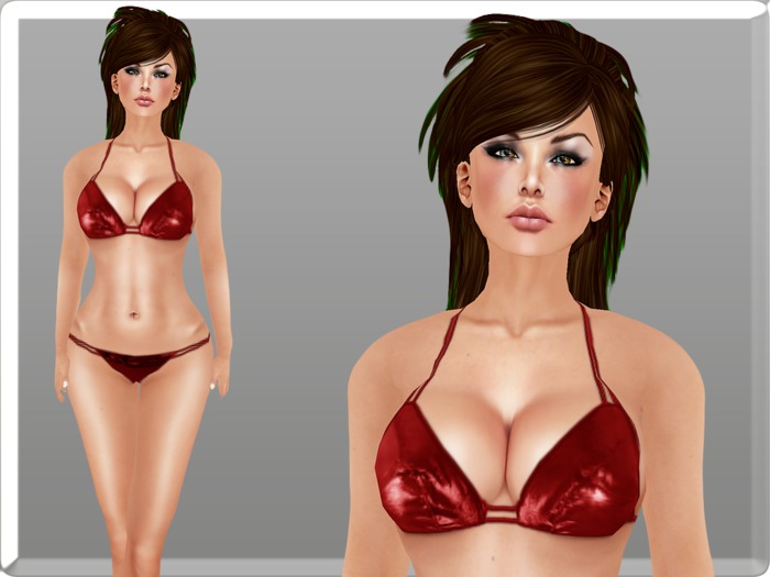 Alli Red Bikini