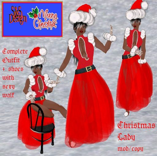 Christmas Lady boxed