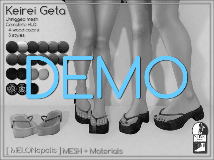 [M] Kirei Geta // DEMO [Made for Slink Flat Feet]