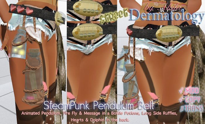 Street Dermatology: Steampunk Pendulum Belt w Stuff