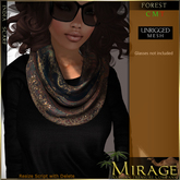 =Mirage= Animal Prints Scarf DEMO (wear & touch)