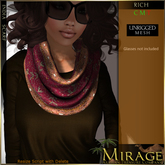 =Mirage= Animal Prints Scarf DEMO (wear & touch)