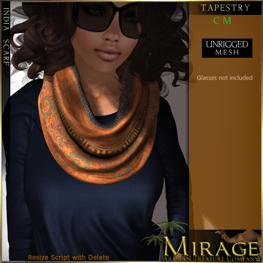 =Mirage= India Scarf - Tapestry