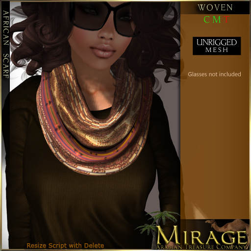 =Mirage= African Scarf - Woven