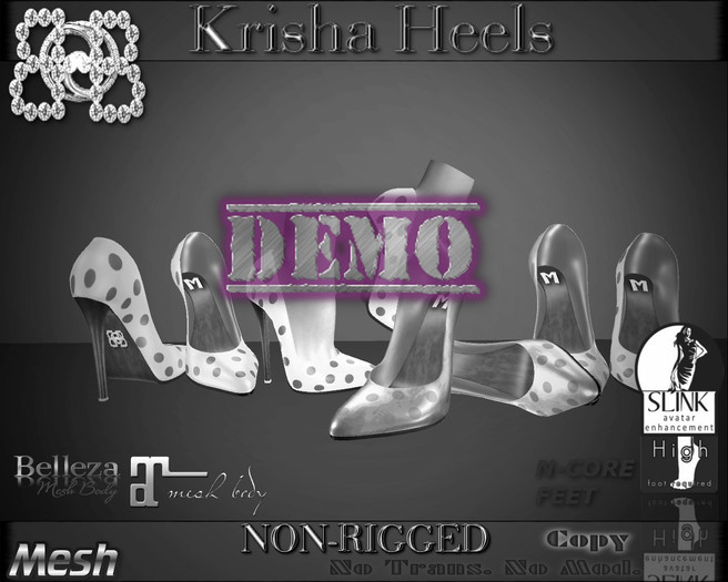 !!BH!! DEMO NEW KRISHA HEELS NEON (BELLEZA, SLink, MAITREYA, N-CORE )