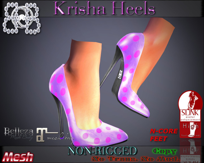 !!BHB!! (Sale) NEW KRISHA HEELS NEON V4 (BELLEZA, SLink, MAITREYA, N-CORE )