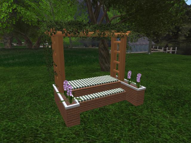 Brick Garden Bench Package