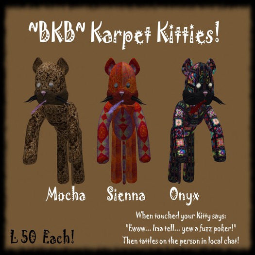 ~BKB~ Karpet Kitty - Onyx