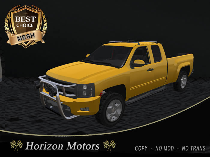 Silverido Truck High Detail & Mesh (Yellow)