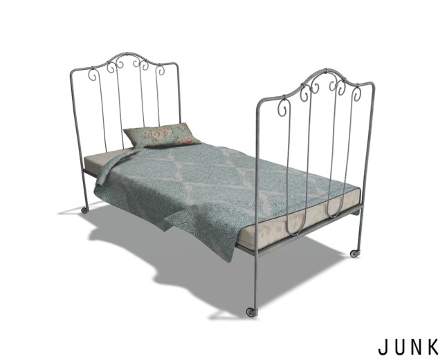 junk. telephone box couch. chocolate.