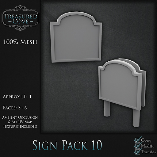 -TC- Sign Pack 10 Mesh 50% Discount!!