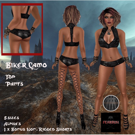 [FD] DEMO Biker Camo Outfit
