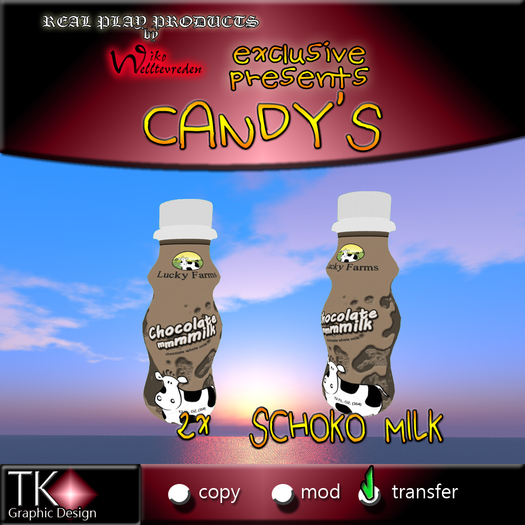 CANDYs * 2x SCHOKO MILK - REAL PLAY MILK