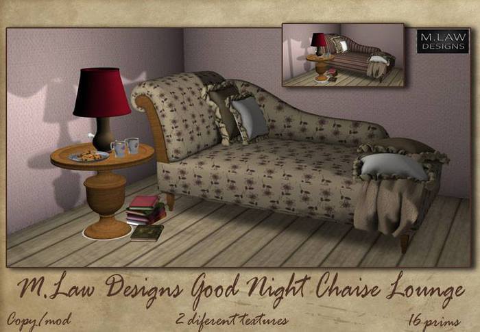 .:M.LAW:. Good Night Chaise Box