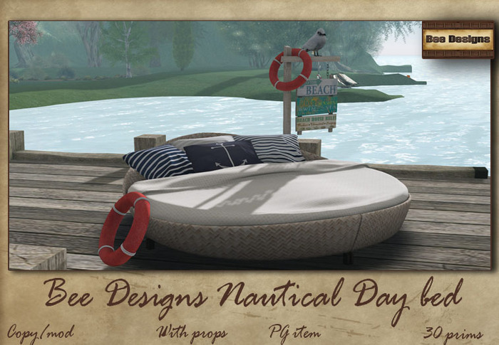 .:Bee Designs:. Nautical Day Bed