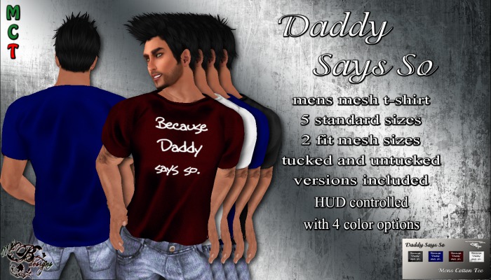 {Ms. B. Designs} Daddy Says So Boxed