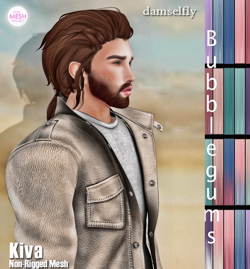 *~*Damselfly*~*Kiva Non-Rigged Mesh Bubblegums