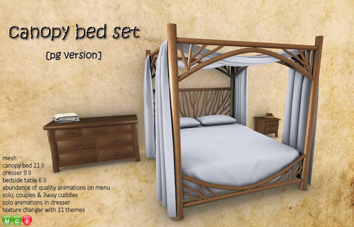 :FA:Canopy bed set [PG version]