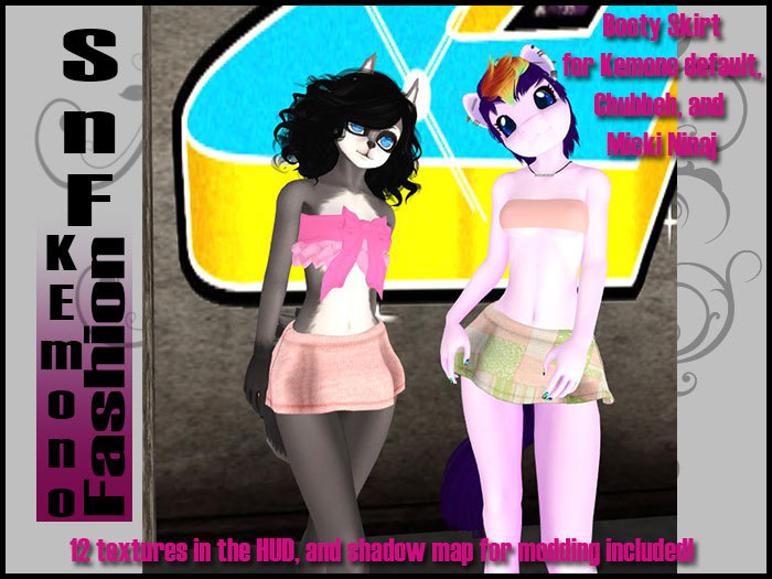 [SnF] Kemono Hippie Skirt W/ HUD