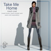 Entice - Take Me Home Coat - Plaid2