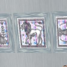 Zodiac Leo Framed Art