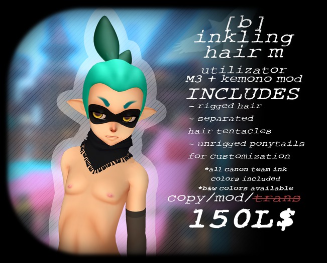 [b] Inkling Squid Hair Female