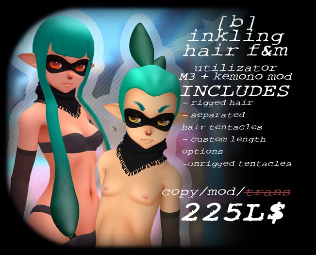 [b] Inkling Squid Hair Female
