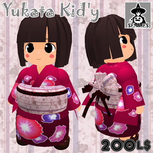 SENRIES -Tiny Avatar- Yukata Kidy "Red flower"